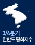(2012년 2분기) 3/4분기 한반도 평화지수， 남북관계 개선 기대감 높다