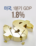 미국， 1분기 GDP 1.8%